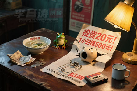投资20元一小时赚500元是真的吗？